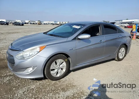 2015 Hyundai Sonata Hybrid z USA, uszkodzony, nr VIN KMHEC4A45FA124883